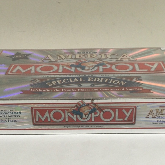 Monopoly America Special Edition 2002 Parker Brothers New Factory Sealed - Picture 6 of 10